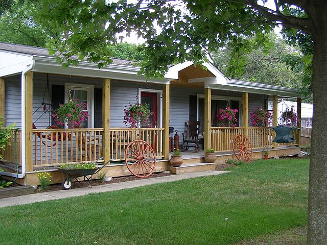 40 ft long front porch