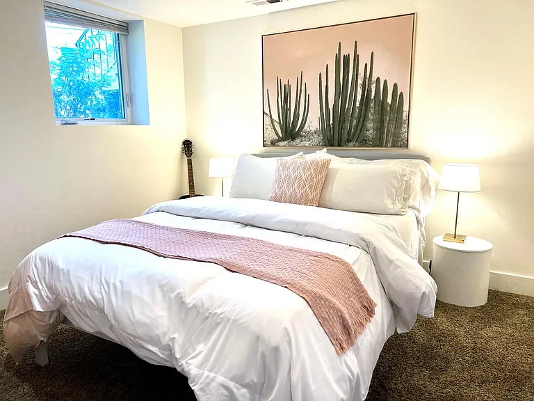 Lower level bedroom.