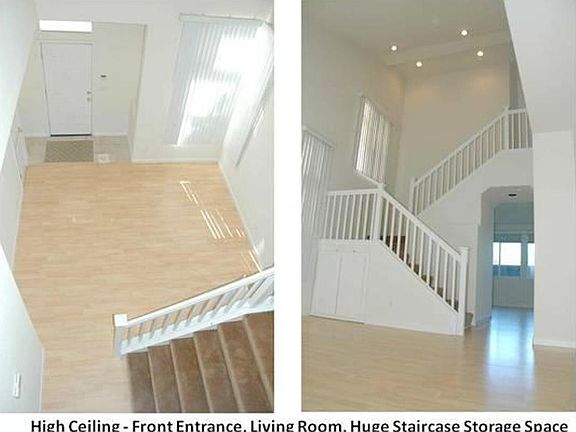 Nice entry way to 2nd floor and living room.