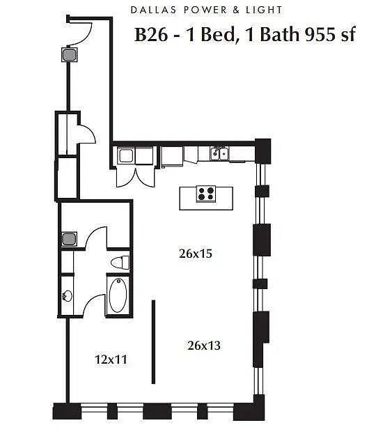 Floor plan B26