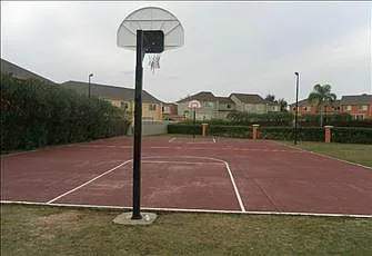 Community basketball court