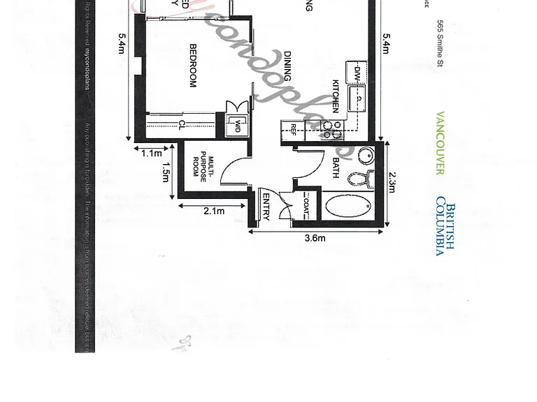 565 Smithe St #1402 — Photo 15