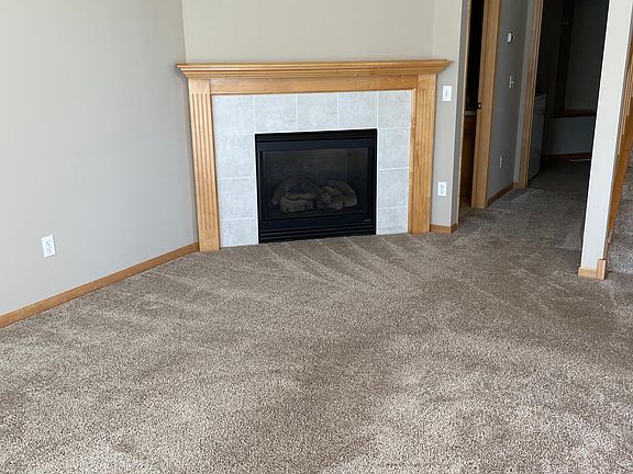 Gas Fireplace in the Living Room