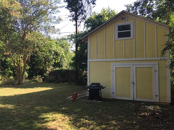 Back Yard with Detached Garage
