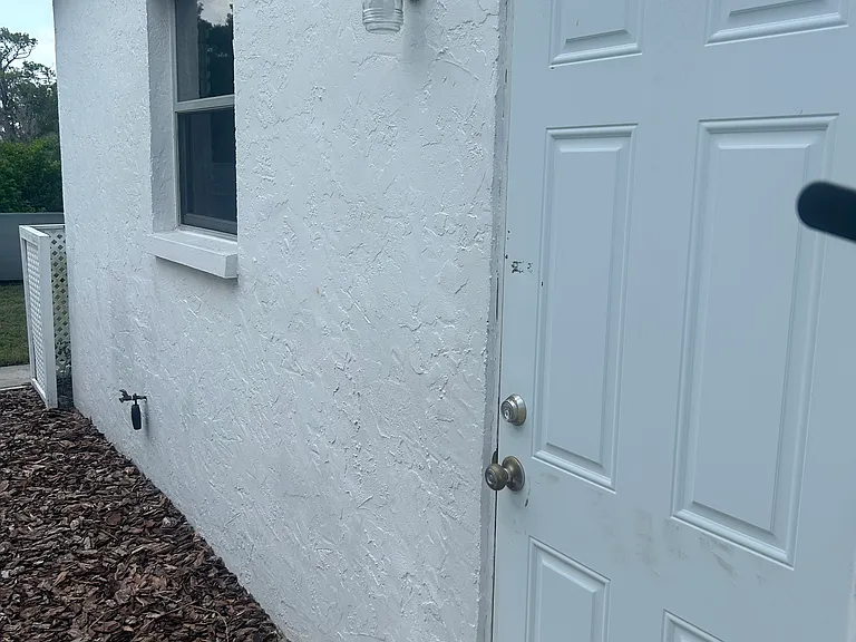 exterior door from garage