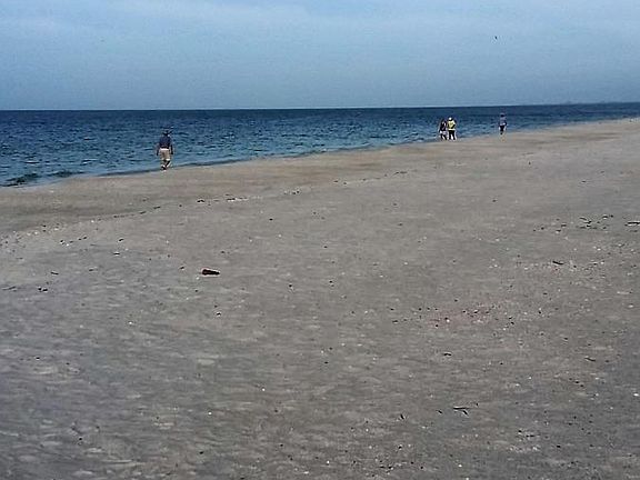 Beach is just steps away