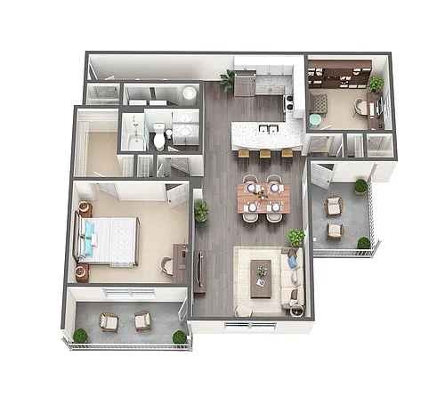 Floor plan A1C