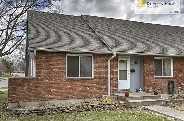 Charming brick front and nice area for landscaping.