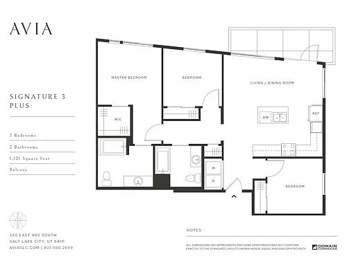 Floor plan Signature 3 Plus