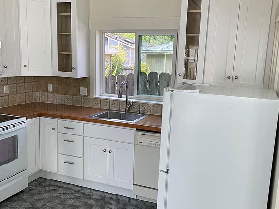 kitchen with view to north
