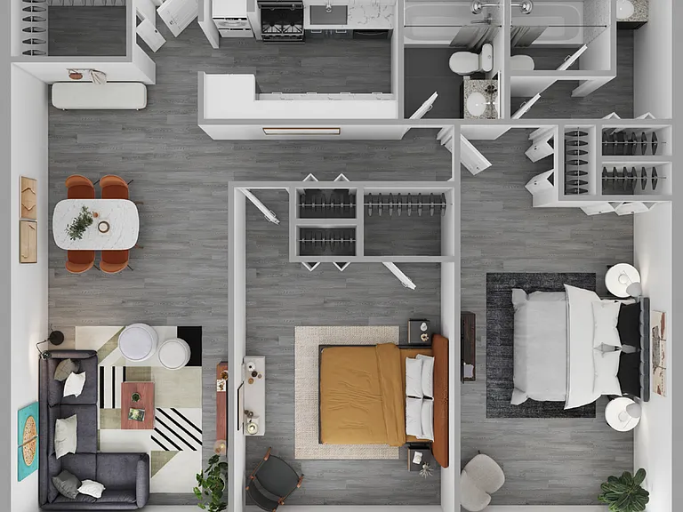 Concord Floorplan: 2 Bed/2 Bath 1170-sq-ft Concord Floorplan: 2 Bed/2 Bath 1170-sq-ft