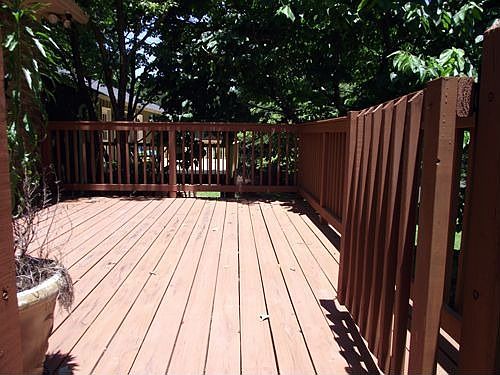 rebuit deck with (with gate)