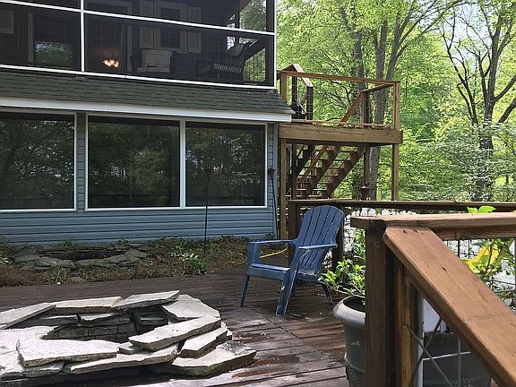 fire pit and left landing