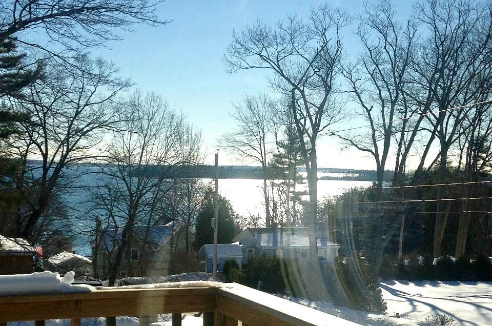 Gorgeous views of Casco Bay from the upper deck