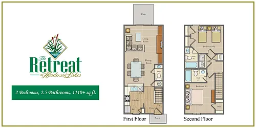 Floor plan 2 Bedroom Retreat