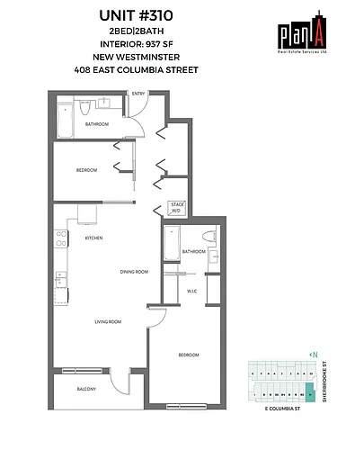 Floor plan Condos 2 Bed 2 Bath 2