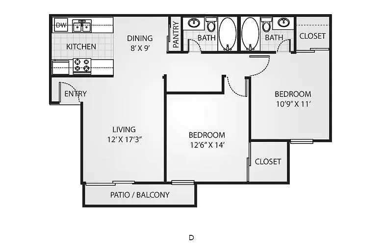 Floor plan D