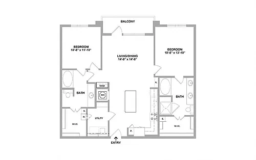 Floor plan B1a