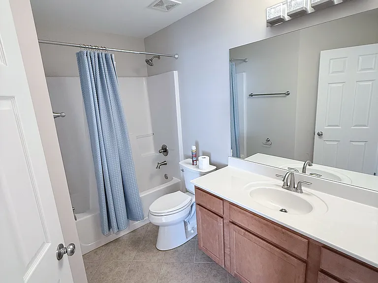 2nd Full Bathroom with Shower/Tub combo. Bedroom 3 to left, Bedroom 2 across the hall.