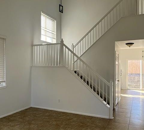 From front entry to house.