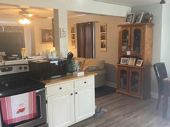 Kitchen, with stainless steel appliances