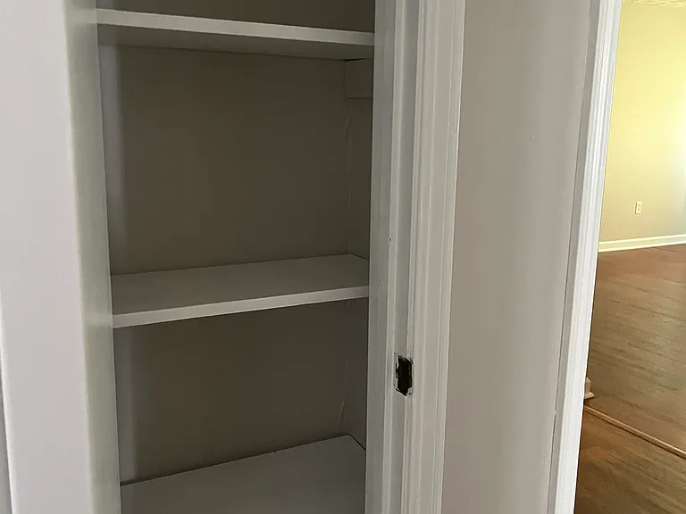 Extra storage for linens or other items
