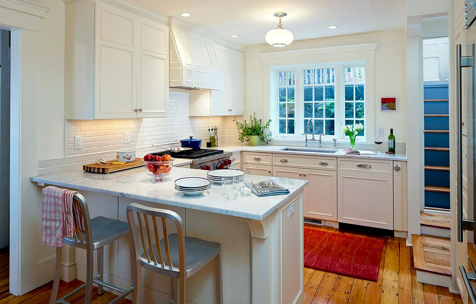 The gourmet kitchen