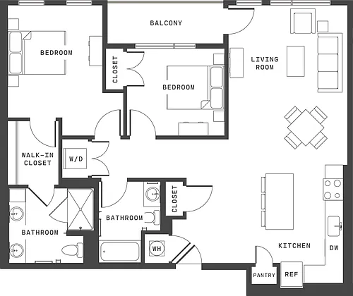 Floor plan B10B