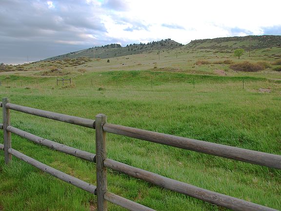 View to southwest from rear 