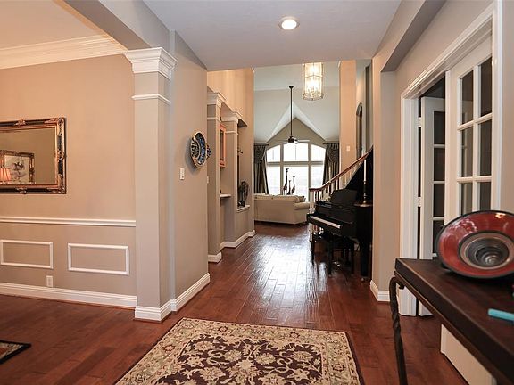 As you enter this home you will be amazed by the bright foyer and beautiful hard wood floors.