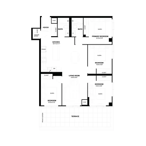 Floor plan Barclay