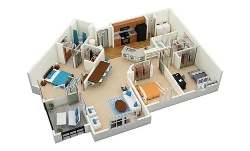 Floor plan Madrid
