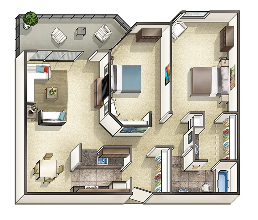 Floor plan B1