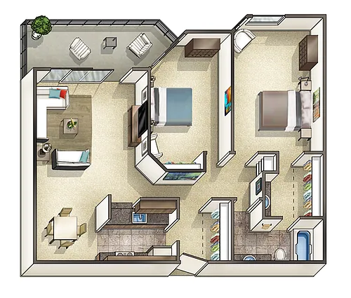 Floor plan B1