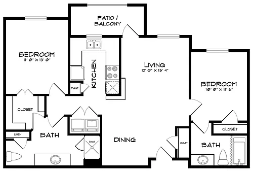 Floor plan The Hampton