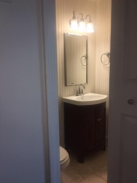 Master bathroom. Fully tiled glass enclosure shower.