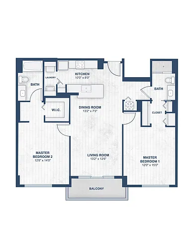Floor plan 2/2 IBIZA