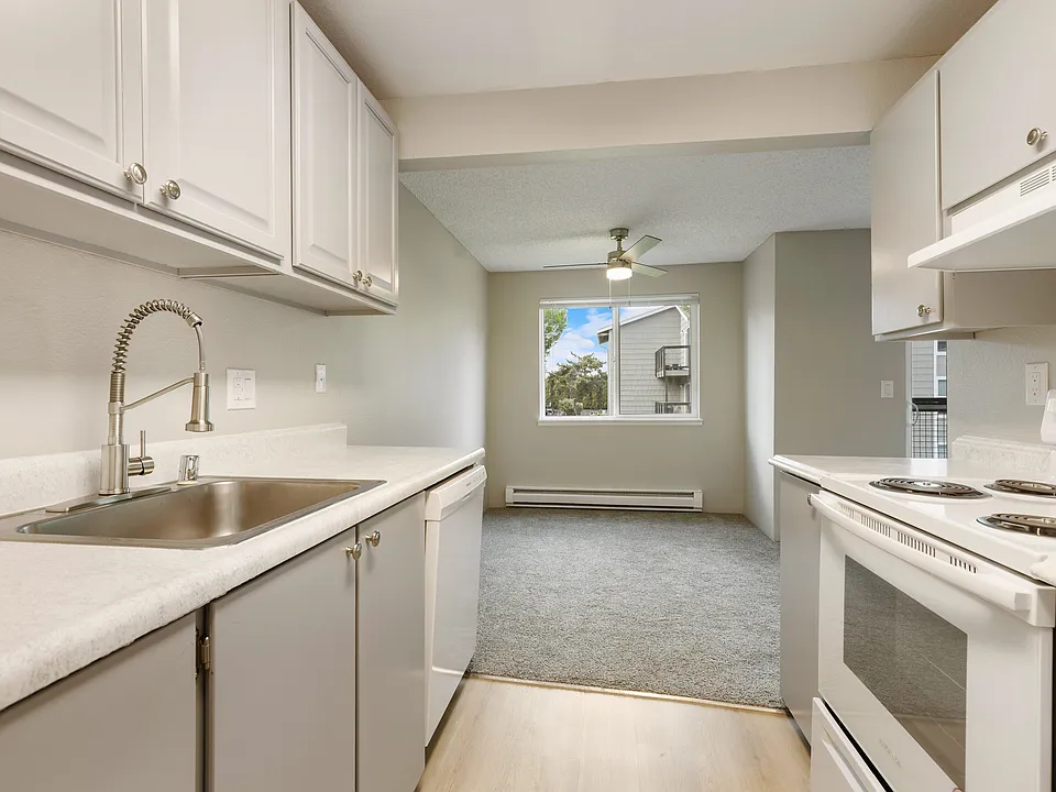 Kitchen with dining area attached