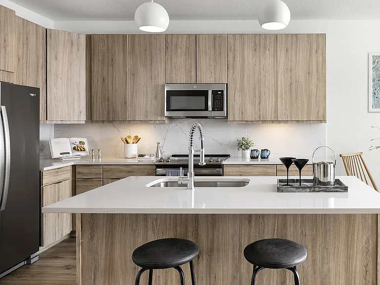 Platinum model kitchen.