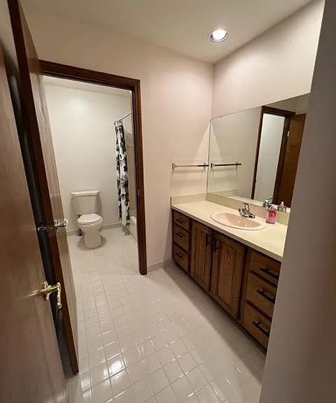 main bathroom with tub and shower