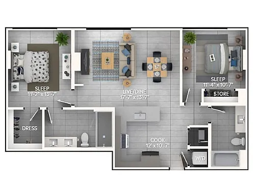 Floor plan C4