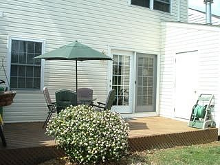 Rear deck with additional storage