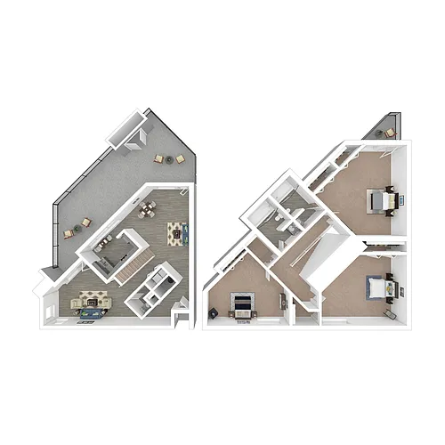 Floor plan 3x2.5 Large