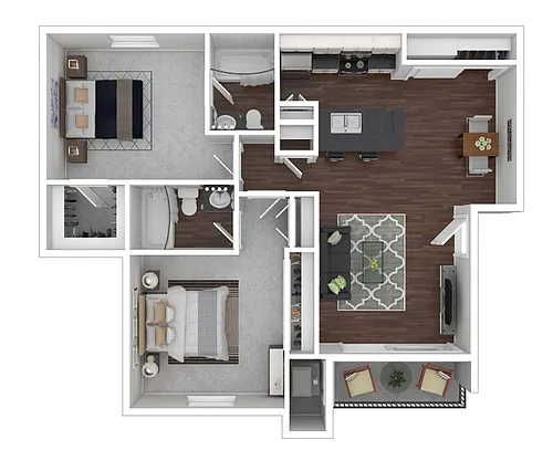 Floor plan 2X2a