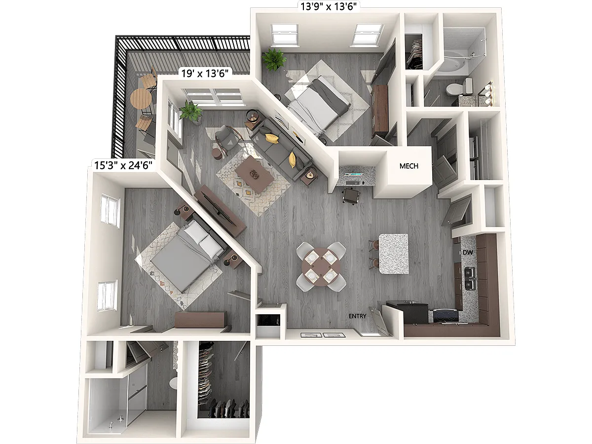 Floor plan B4