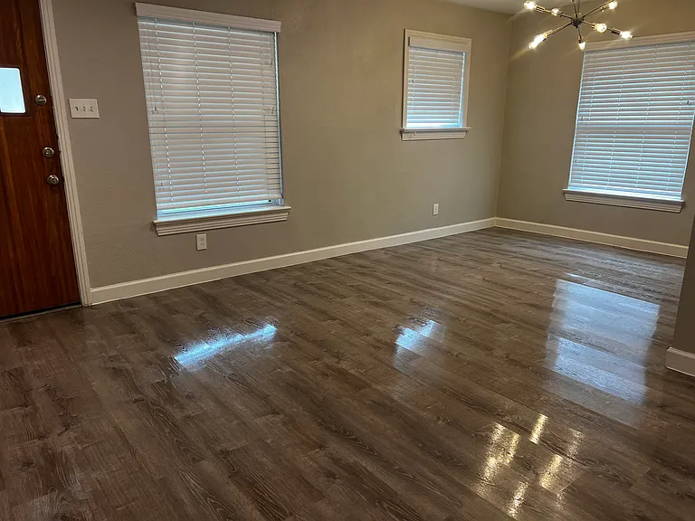 Entry and dining area