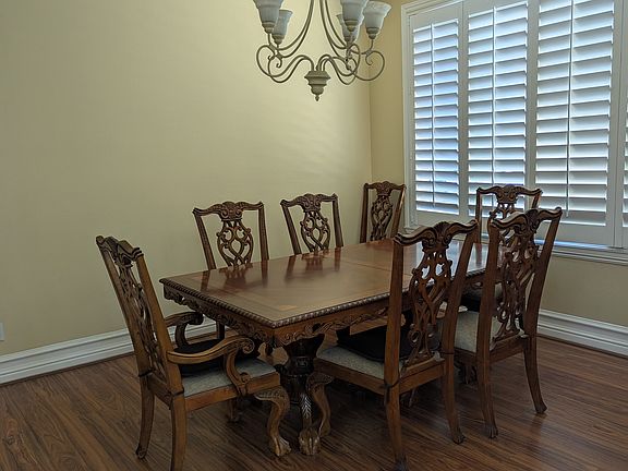 Spacious formal dining room.