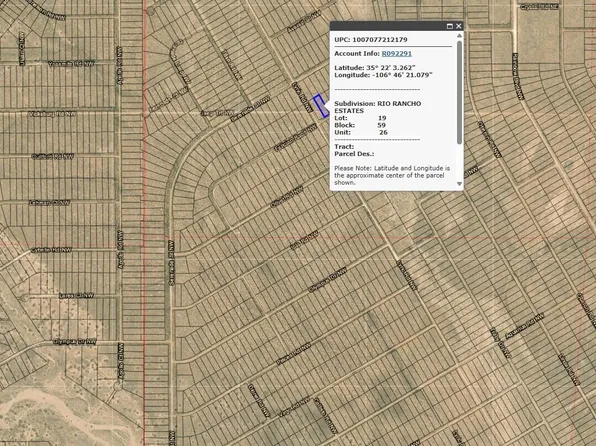 Felician U26 B59 L19 NW #26, Rio Rancho, NM 87144