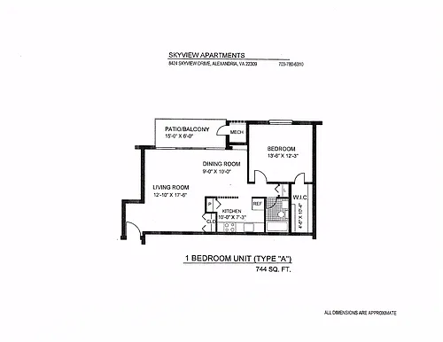 Floor plan Type A