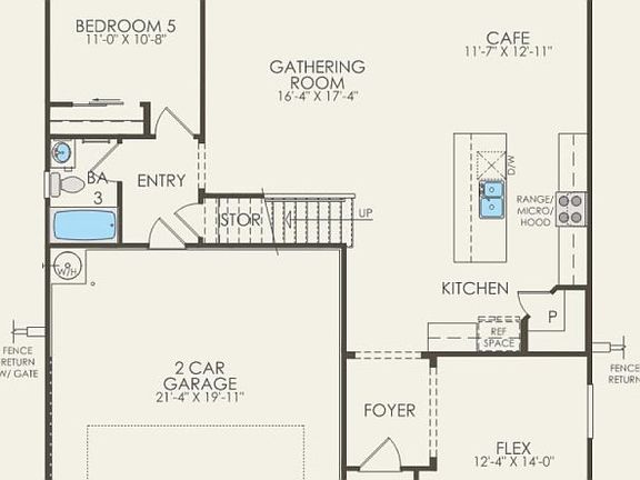 First Floor 5 br 3 ba